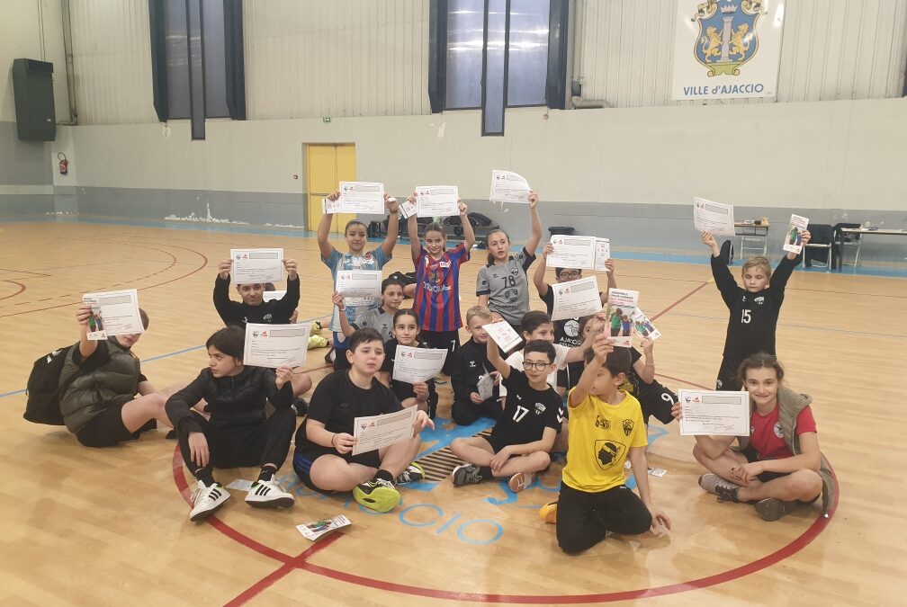 Sensibilisation au secourisme auprès des jeunes handballeurs du Handball Ajaccio Club