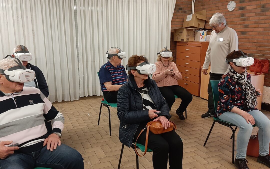 Sécurité des piétons et casques de réalité virtuelle : une initiative de l’association « Au fil des ans » à Angres