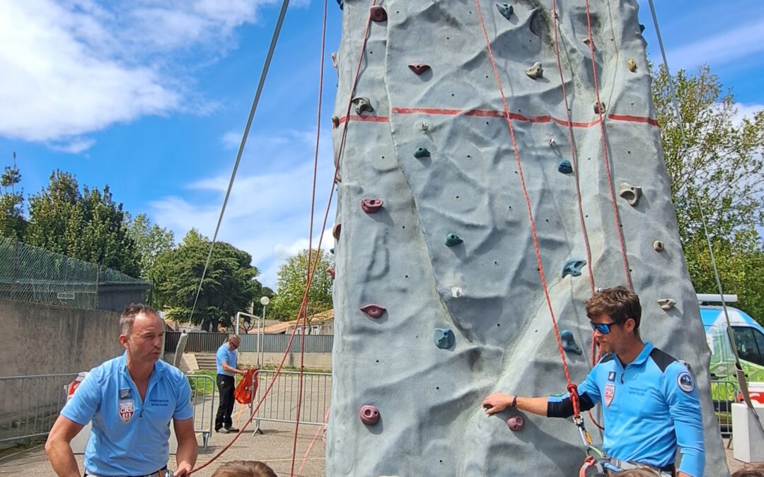 Initiation à l’escalade et sensibilisation aux dangers de la montagne