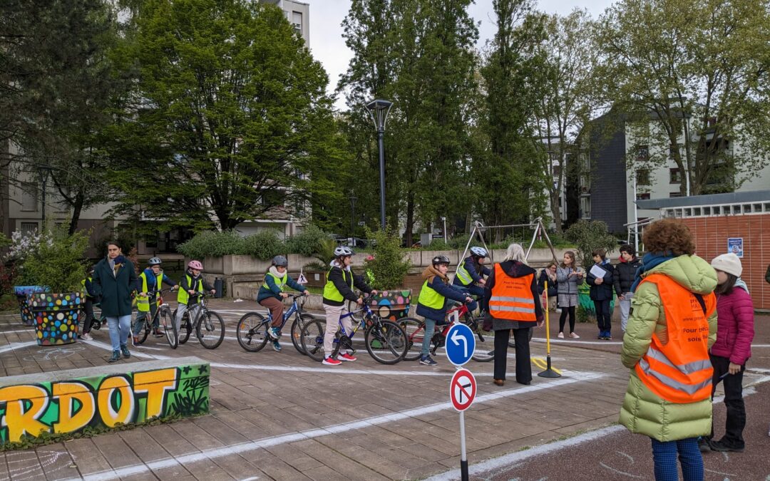 Sensibilisation à la Sécurité Routière à Fontenay-sous-Bois (94) : Une Semaine Engagée pour la Mobilité Sûre des Enfants