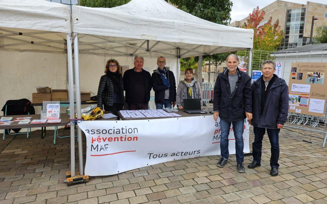 Participation de l’antenne Prévention MAIF du Mans à la Journée d’action face aux risques