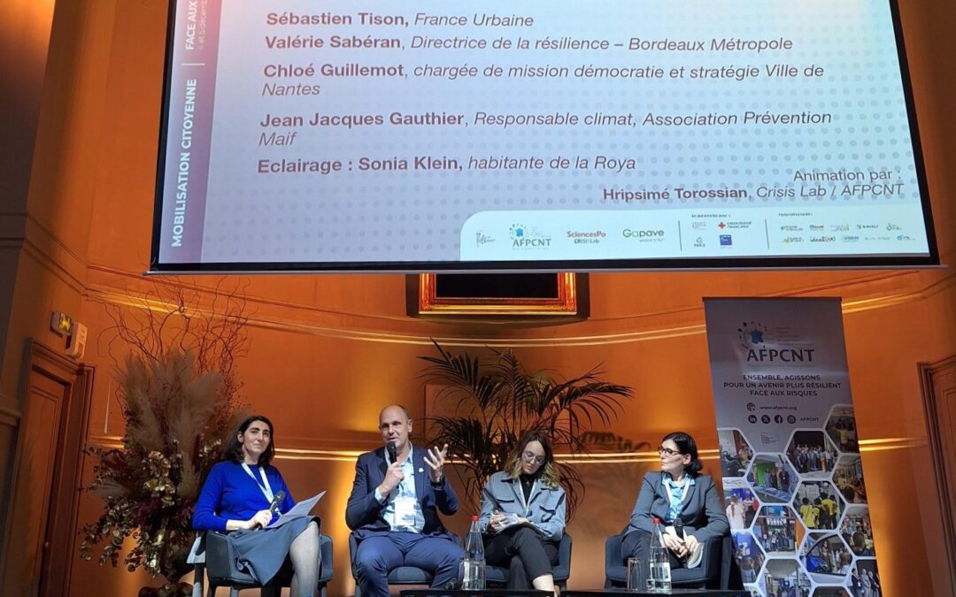 Prévention MAIF s’associe au colloque “Mobilisation citoyenne face aux risques majeurs”.