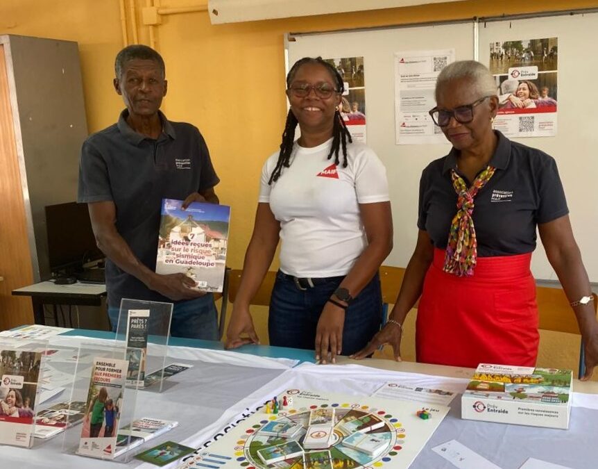 Atelier prévention et sécurité aux risques majeurs en Guadeloupe