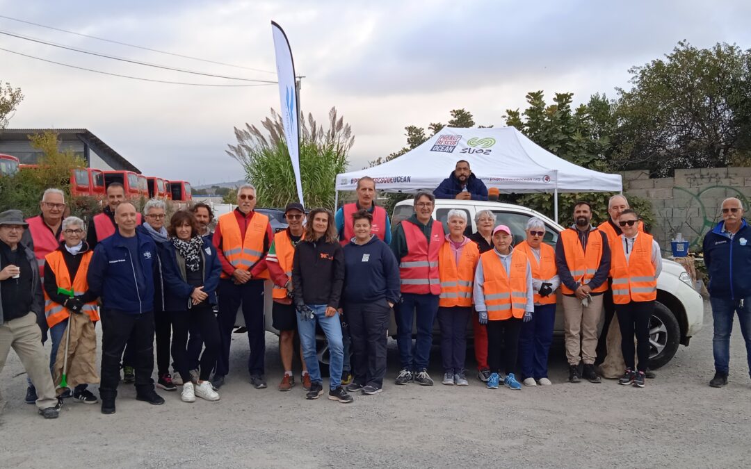 Ramassage de déchets à Frontignan la Peyrade